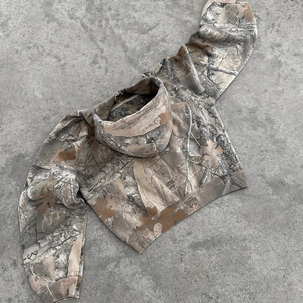 Camo Retro Zip Hoodie